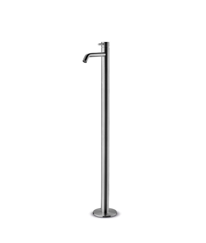 JEE-O slimline vrijstaande wastafelkraan Geborsteld 800-1300