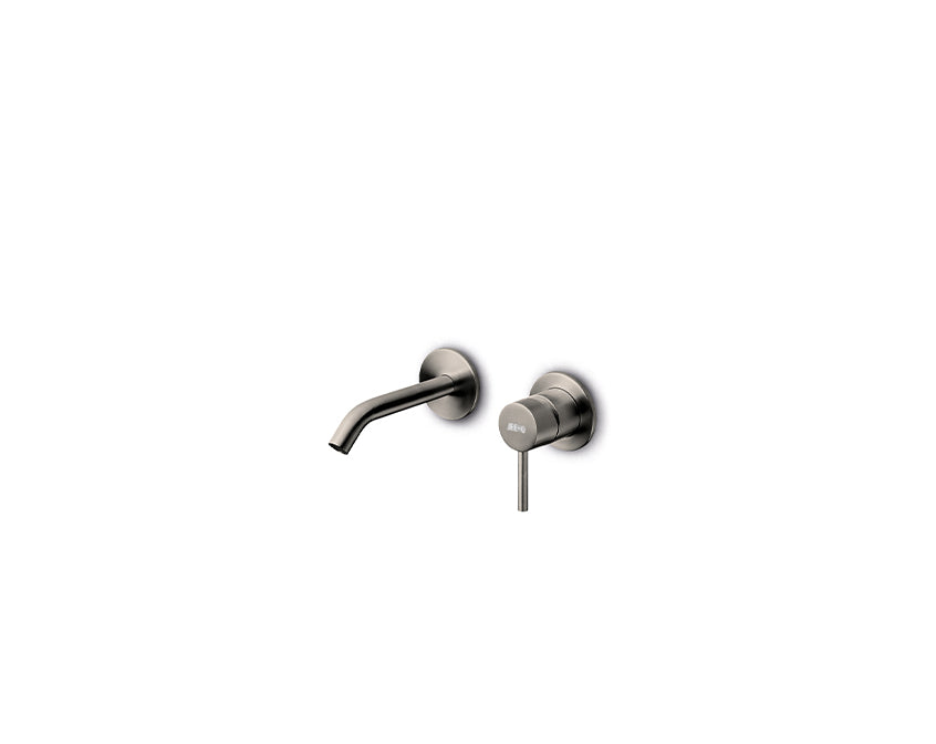 JEE-O slimline wand wastafelkraan Dark steel 800-1509