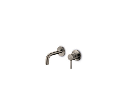 JEE-O slimline wand wastafelkraan 90 Dark steel 800-1519