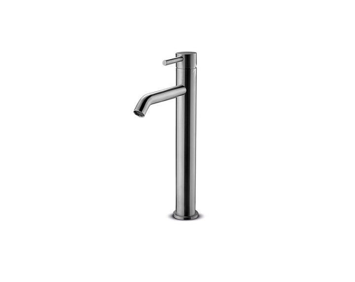 JEE-O slimline wastafelkraan hoog Geborsteld 800-1750