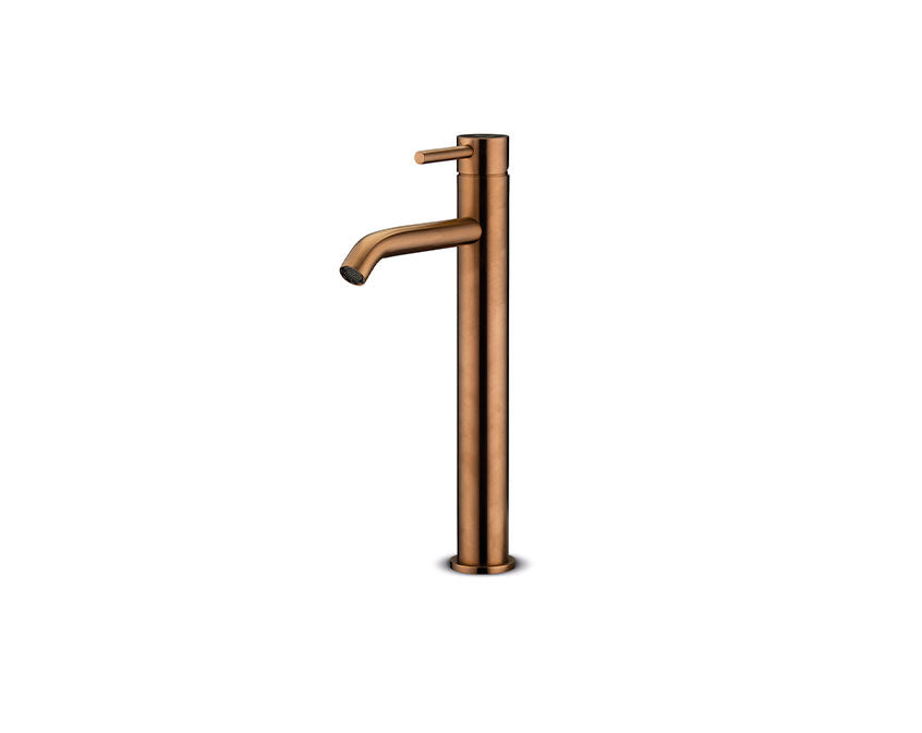 JEE-O slimline wastafelkraan hoog Brons 800-1754