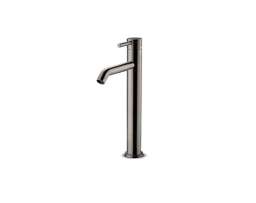JEE-O slimline wastafelkraan hoog Dark steel 800-1759