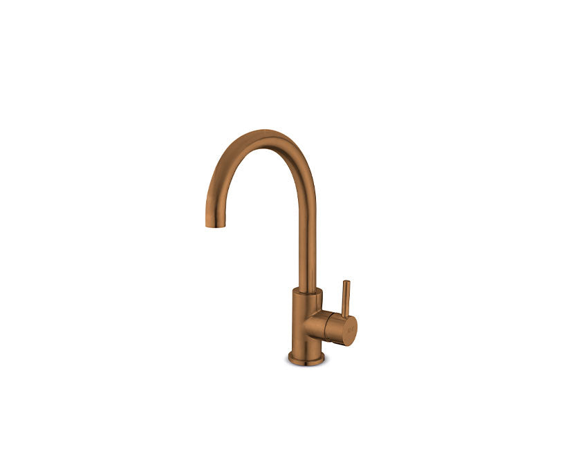 JEE-O slimline wastafelkraan Brons 800-1784