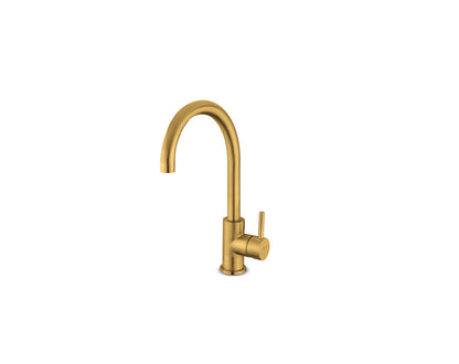 JEE-O slimline wastafelkraan Mat goud 800-1785