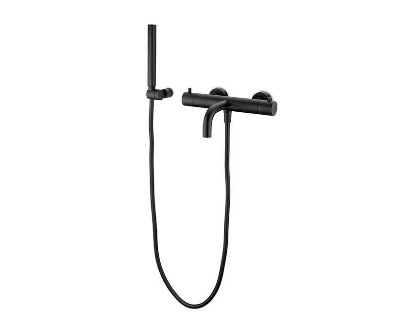 JEE-O slimline wand badvuller thermostaat Zwart 800-3303