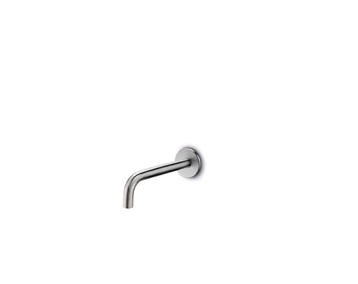 JEE-O slimline wand uitloop 90° lang Geborsteld 800-3810