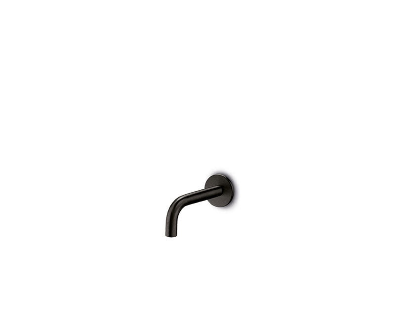 JEE-O slimline wand uitloop 90° Structuur zwart 800-3823