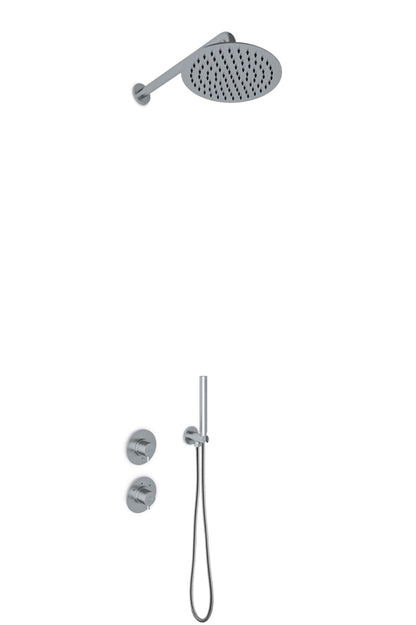 JEE-O slimline douche combinatie 01 Geborsteld 800-6420