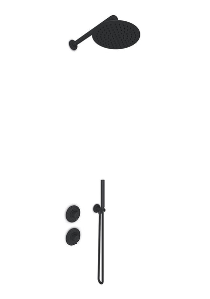JEE-O slimline douche combinatie 01 Structuur zwart 800-6423