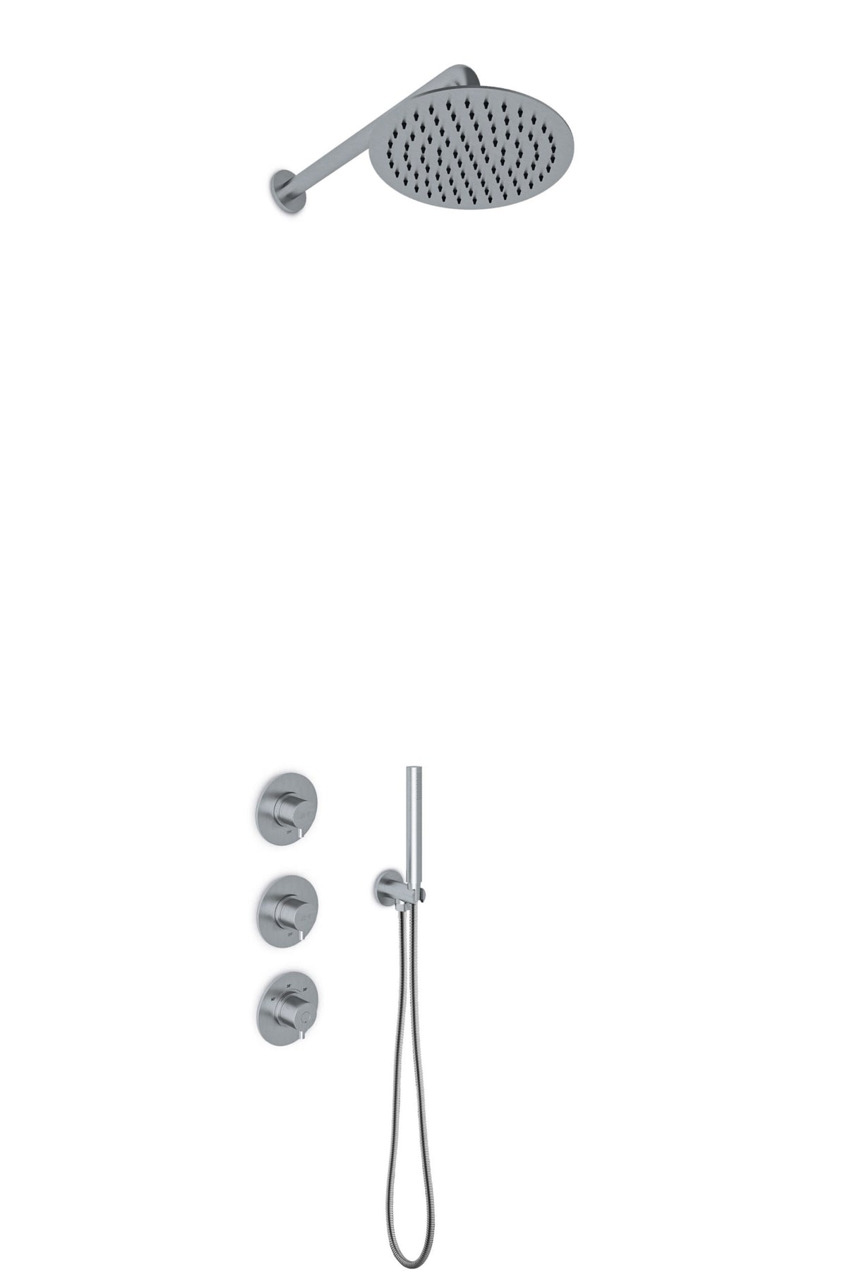 JEE-O slimline douche combinatie 02 Geborsteld 800-6430