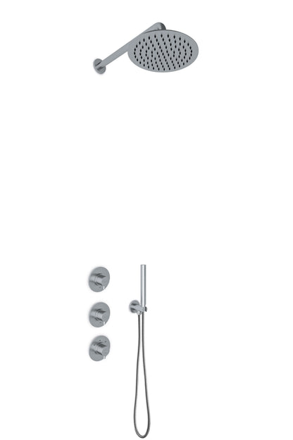 JEE-O slimline douche combinatie 02 Geborsteld 800-6430