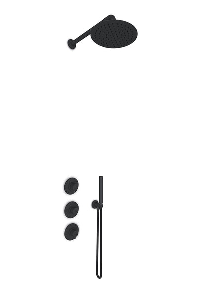 JEE-O slimline douche combinatie 02 Structuur zwart 800-6433