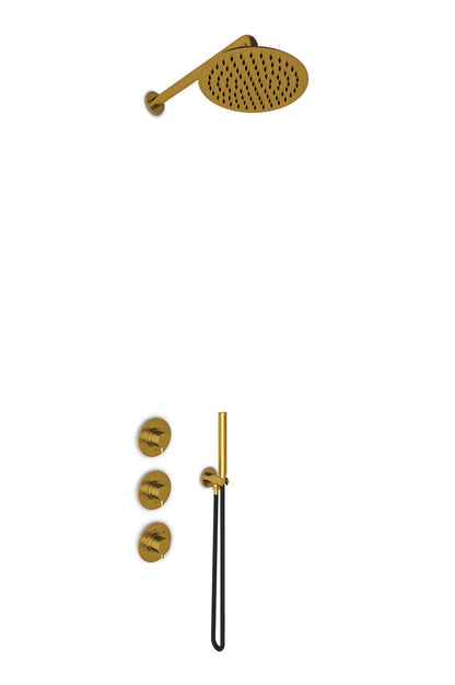 JEE-O slimline douche combinatie 02 Mat goud 800-6435