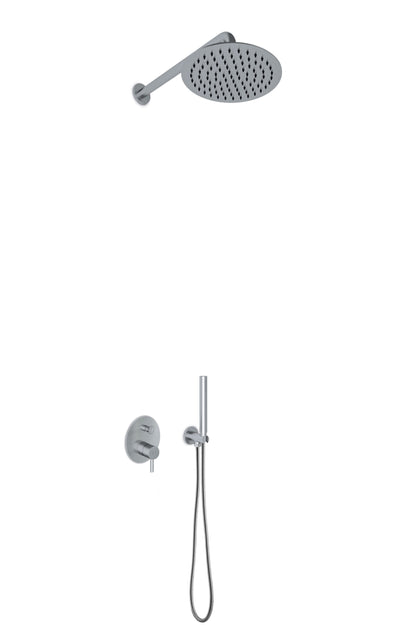 JEE-O slimline douche combinatie 03 Geborsteld 800-6440