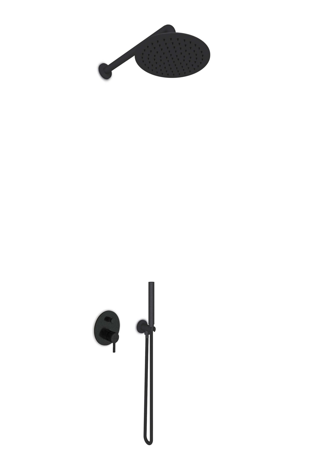 JEE-O slimline douche combinatie 03 Structuur zwart 800-6443