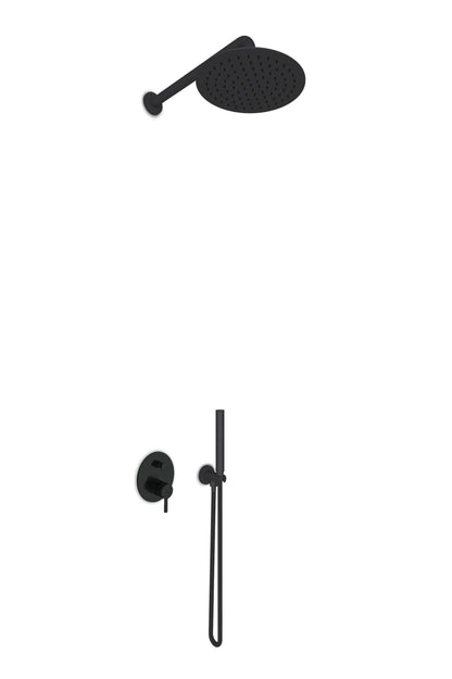 JEE-O slimline douche combinatie 03 Structuur zwart 800-6443