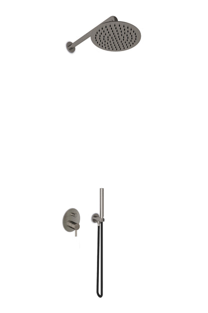 JEE-O slimline douche combinatie 03 Dark steel 800-6449