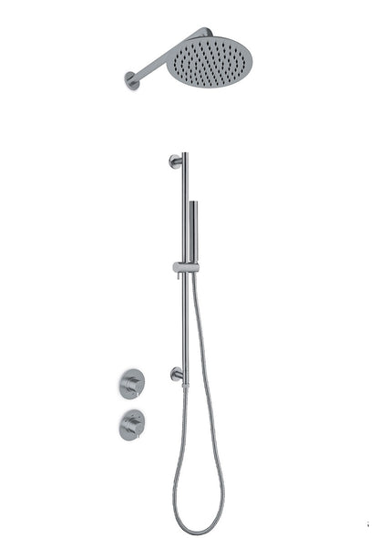 JEE-O slimline douche combinatie 04 Geborsteld 800-6450