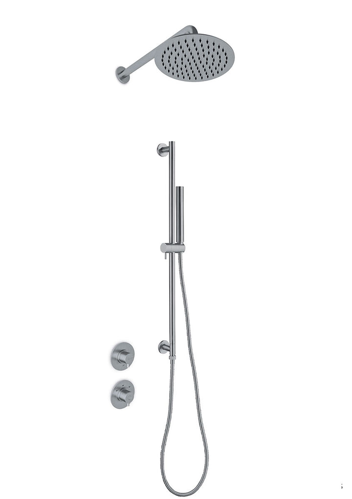 JEE-O slimline douche combinatie 04 Geborsteld 800-6450