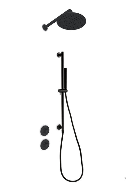 JEE-O slimline douche combinatie 04 Structuur zwart 800-6453