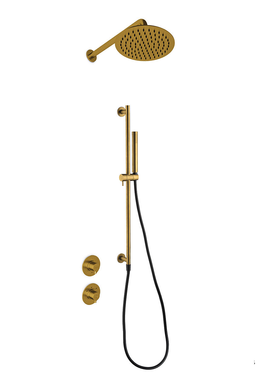 JEE-O slimline douche combinatie 04 Mat goud 800-6455