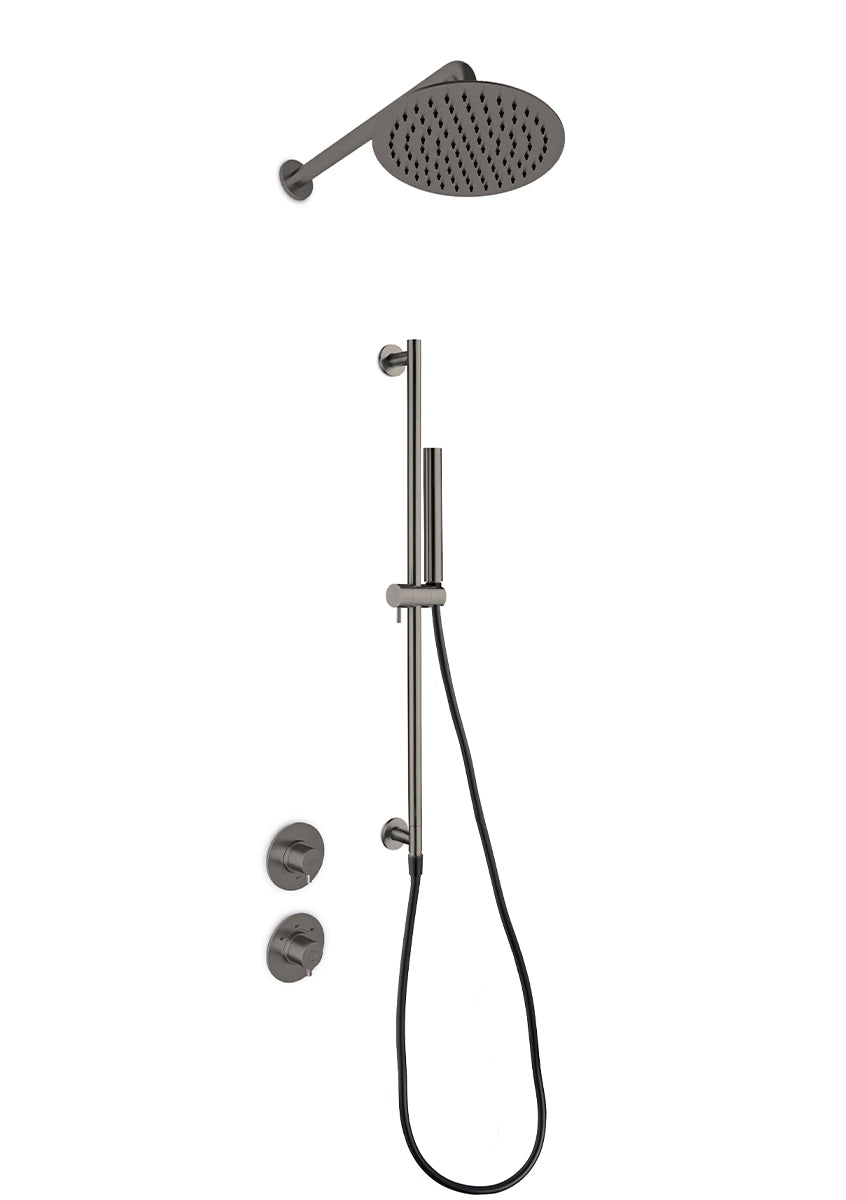 JEE-O slimline douche combinatie 04 Dark steel 800-6459
