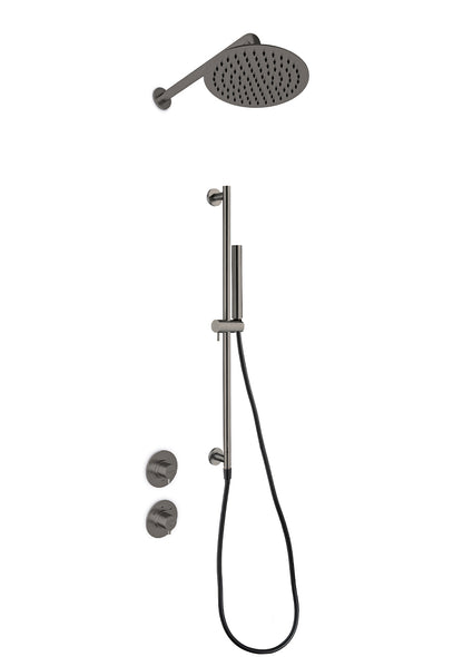JEE-O slimline douche combinatie 04 Dark steel 800-6459
