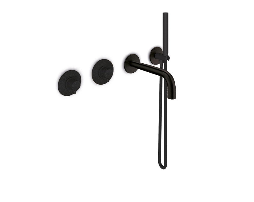 JEE-O slimline bad combinatie 01 Structuur zwart 800-6473
