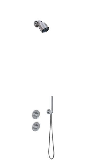 JEE-O slimline douche combinatie 06 Geborsteld 800-6480