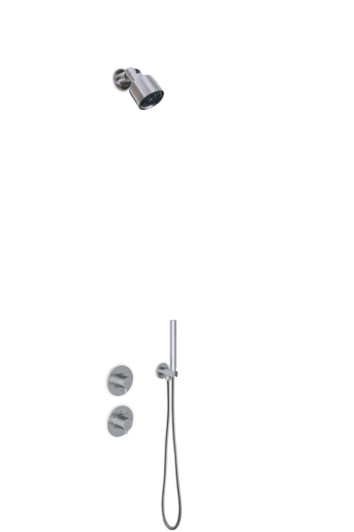 JEE-O slimline douche combinatie 06 Geborsteld 800-6480