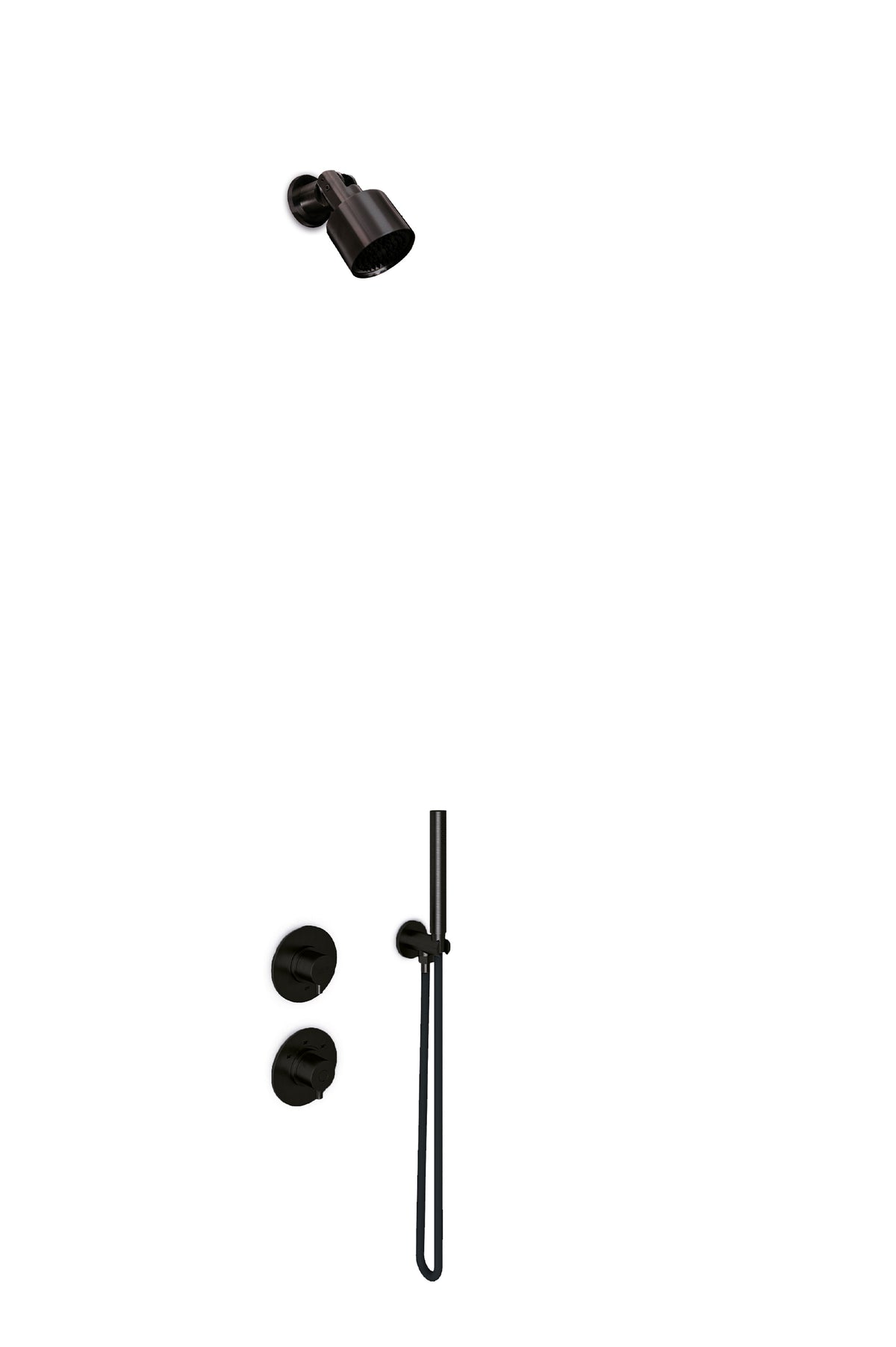 JEE-O slimline douche combinatie 06 Structuur zwart 800-6483