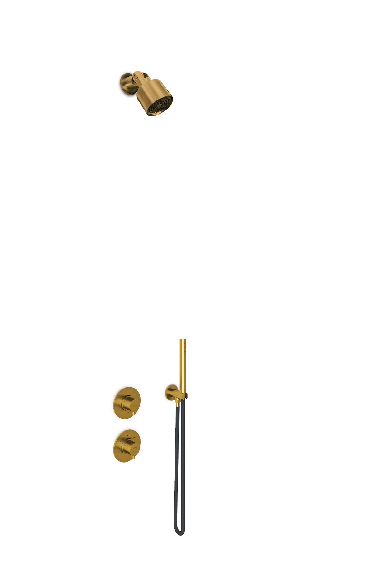 JEE-O slimline douche combinatie 06 Mat goud 800-6485