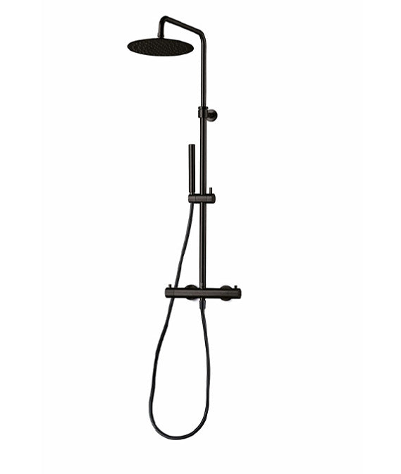 JEE-O slimline douche set Structuur zwart 800-6613