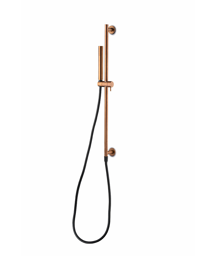 JEE-O slimline wand handdouche met glijstang Brons 800-6924