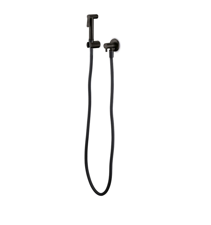 JEE-O slimline bidet sproeier Structuur zwart 800-6943
