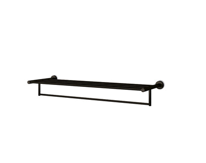 JEE-O slimline handdoekrek Structuur zwart 801-0073