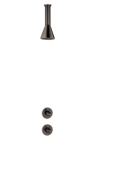 JEE-O cone douche combinatie 03 Gun metal 900-6436