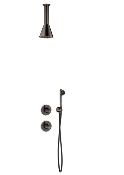 JEE-O cone douche combinatie 04 Gun metal 900-6446