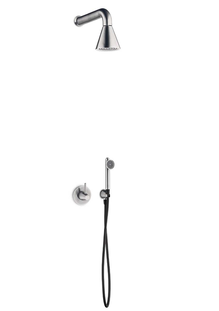 JEE-O cone douche combinatie 05 Geborsteld 900-6450