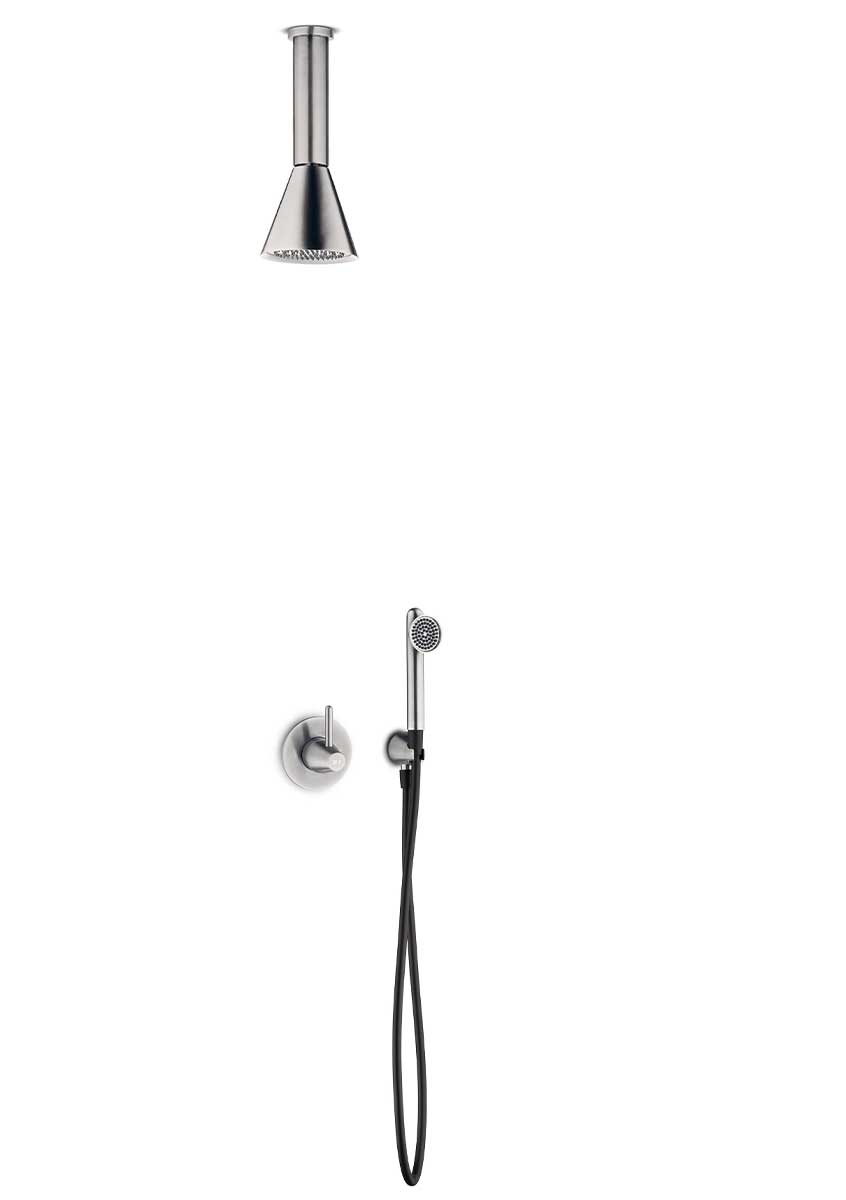 JEE-O cone douche combinatie 06 Geborsteld 900-6460