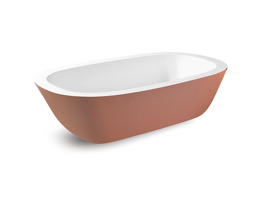 JEE-O acanthus bad Buitenzijde terra roze SBM033 - terra roze
