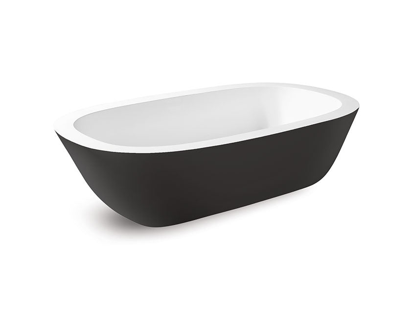 JEE-O acanthus bad Buitenzijde zwart SBM033 - zwart