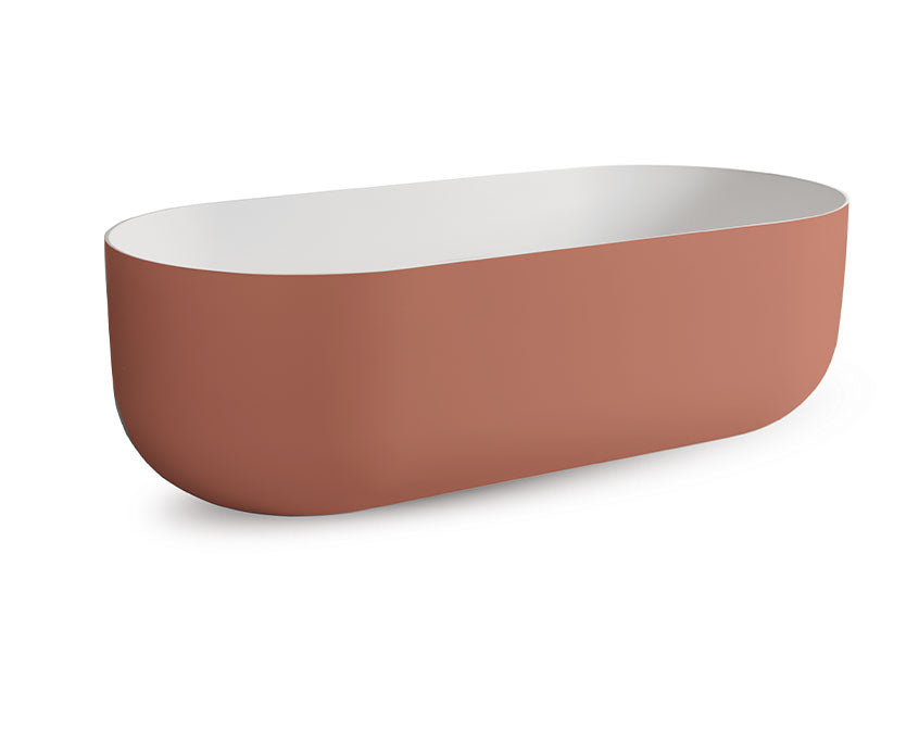 JEE-O flow bad Buitenzijde terra roze SBM069 - terra roze