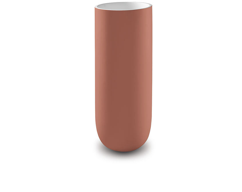 JEE-O flow waskom hoog Buitenzijde terra roze SWMBAS72 - terra roze