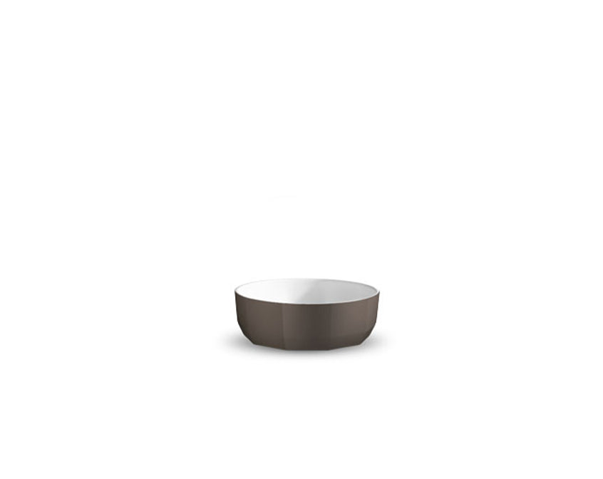 JEE-O bloom waskom laag Buitenzijde dark steel SWMBAS80 - dark steel