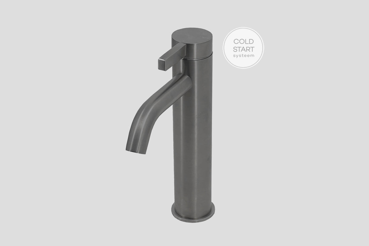 Lagoo Como wastafelmengkraan – Geborsteld gunmetal PVD