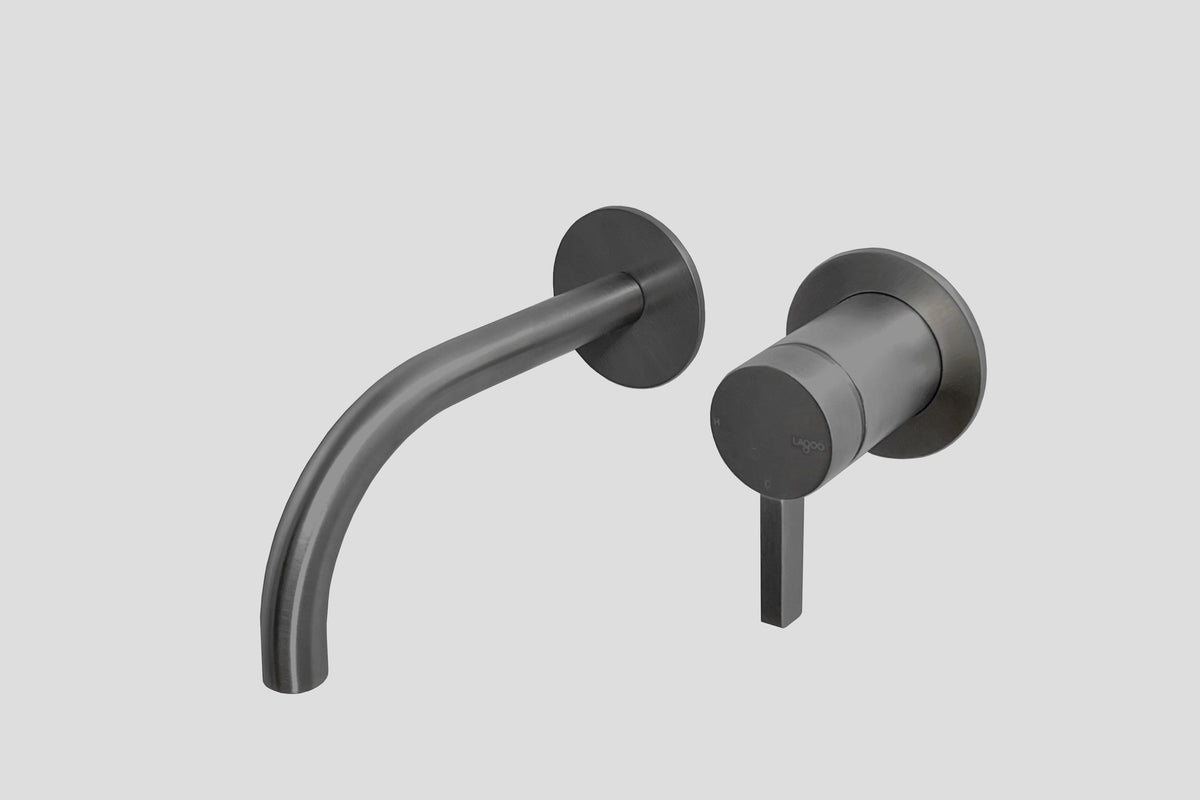 Lagoo Como inbouw wastafelmengkraan – afbouwdeel – Geborsteld gunmetal PVD