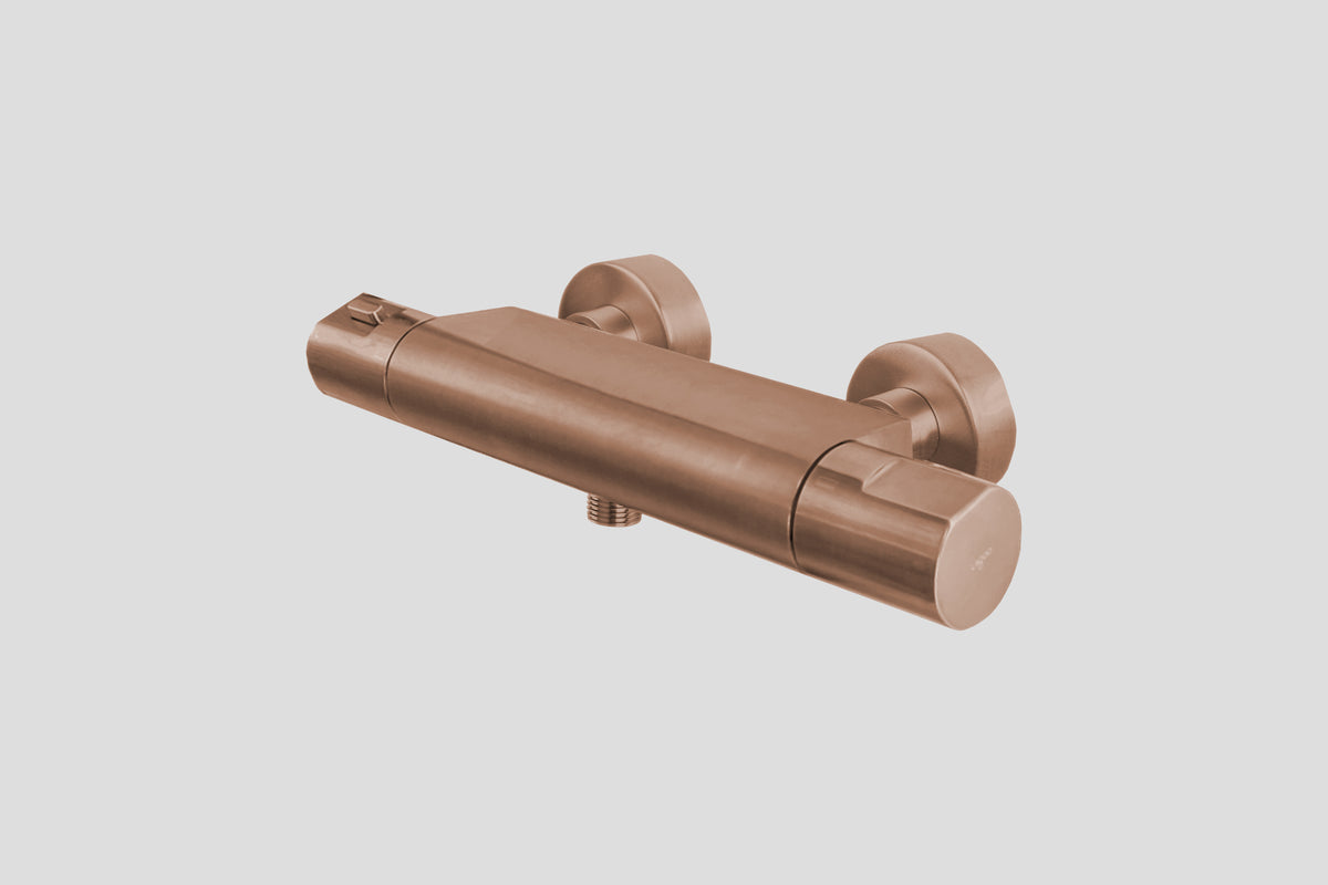 Lagoo Como CM2101 opbouw douche thermostaat – Geborsteld koper PVD