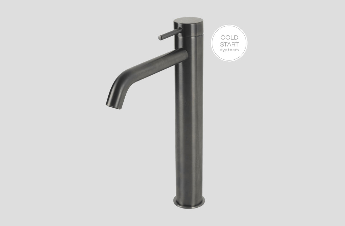 Lagoo Garda wastafelmengkraan – Geborsteld gunmetal PVD