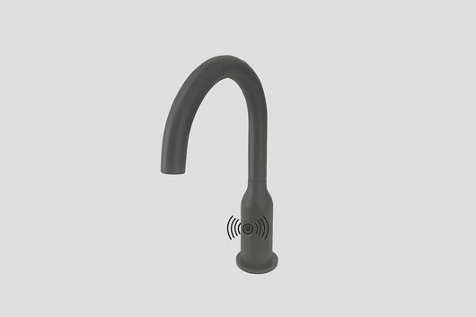 Lagoo Garda G1120 elektronische wastafelmengkraan met infrarood sensor – Mat zwart